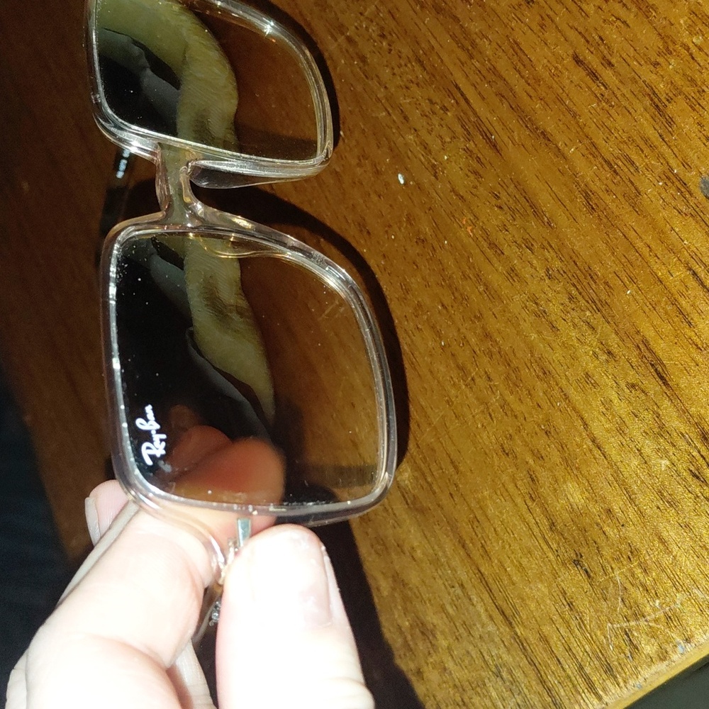 Ray-Ban Square-Frame Gradient Lense Sunglasses Tr… - image 8